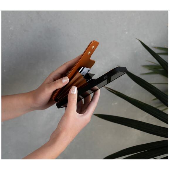 Libra Multi Case Black w/ Gold Hardware Ring fits iPhone 12 Pro Max NIB 📱💳✨ - Picture 3 of 14